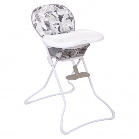 Scaune masa bebe - Scaun de masa Graco Snack N Stow Patchwork Grey