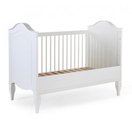 Patut Childhome Romantic White 70x140 cm, MDF/Pin Alb [1]