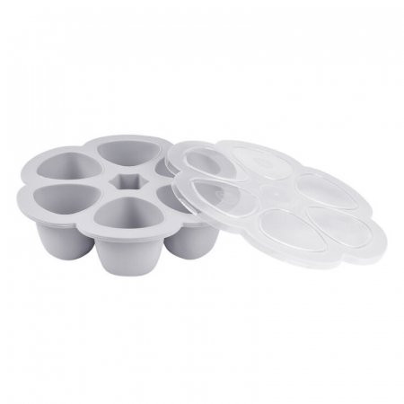 Recipient ermetic silicon multiportii 6x90 ml Beaba Light Mist [2]