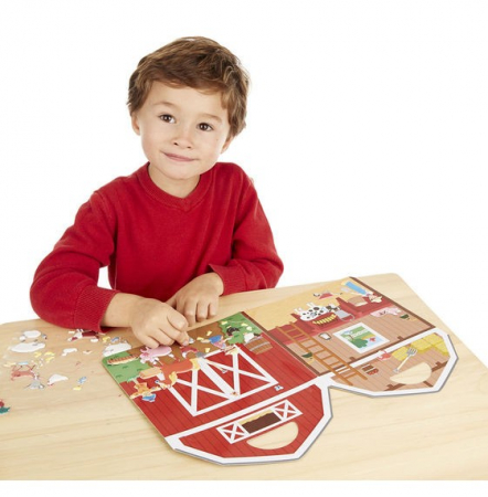 Abtibilduri pufoase La ferma Melissa and Doug [3]