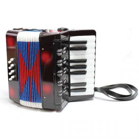 Jucarii muzicale - Acordeon mare - Negru New Classic Toys