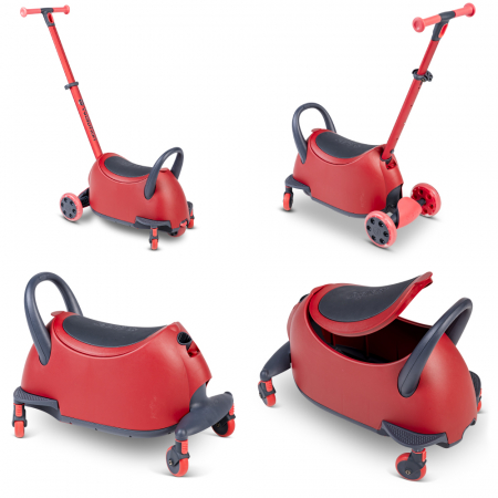Trotineta 5-in-1 Yvolution Y Glider Luna Red [1]