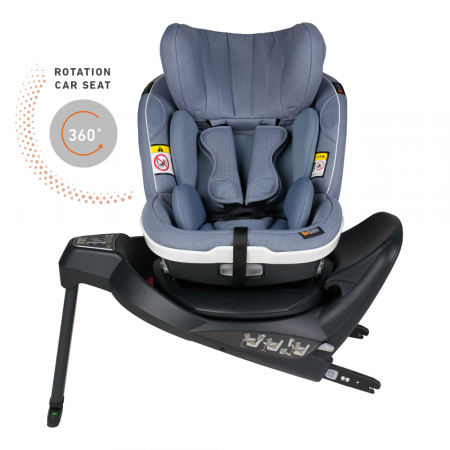 Scaun auto BeSafe iZi Turn i-Size Cloud Melange [1]