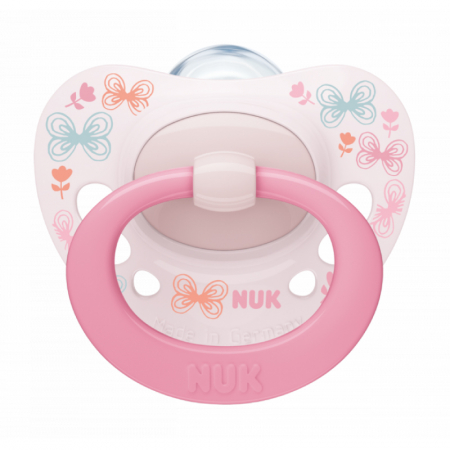 Suzeta Nuk Signature Silicon 0-6 luni M1 Roz [0]