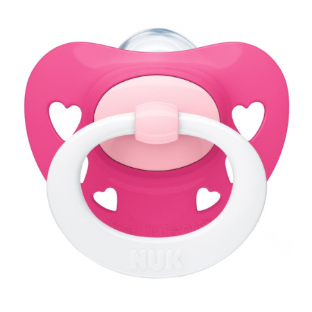Suzeta Nuk Signature Silicon 0-6 luni M1 Roz [1]