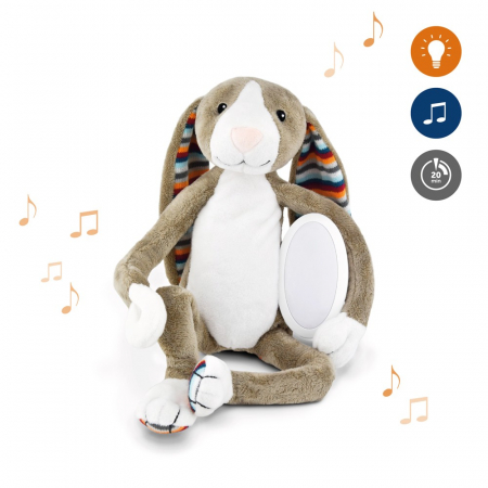 Lampi de veghe - Amic Muzical Luminos Pentru Somn Zazu Kids Iepurasul BO