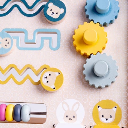 Antemergator BIGJIGS Toys cu activitati (pastel) [1]