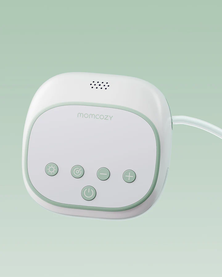 Aspiratoare nazale - Aspirator nazal electric Momcozy BreezyClear 2 in 1, spray si aspirare