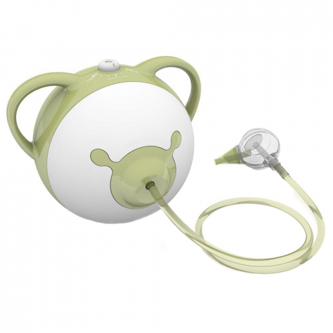 Aspiratoare nazale copii - Aspirator nazal electric Nosiboo Pro Vernil