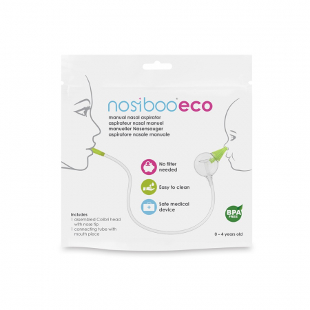 Aspirator nazal manual Nosiboo Eco verde [3]