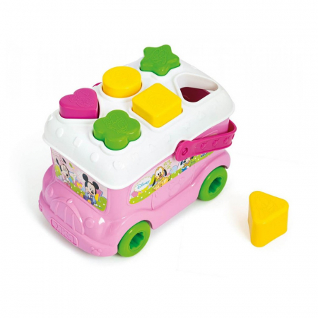 Jucarii bebelusi - Autobuz de Sortat Forme Minnie, Clementoni