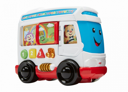 Jucarii interactive - Autobuzul cu lumini si sunete Laugh&Learn - Fisher Price