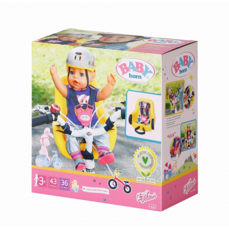 BABY Born - Scaunel De Bicicleta 43 Cm [1]