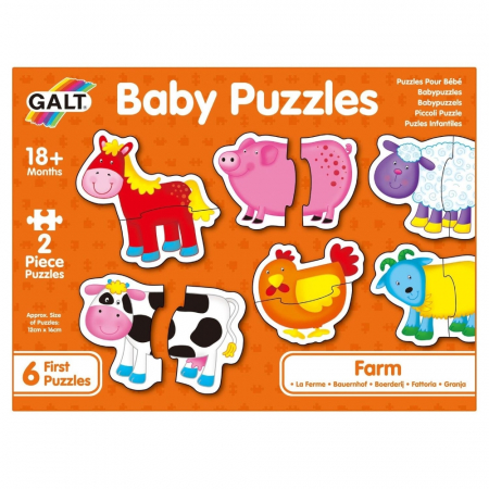 Baby Puzzle Galt - Ferma (2 piese) [0]