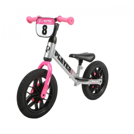 Biciclete copii - Balance bike Qplay Player Roz