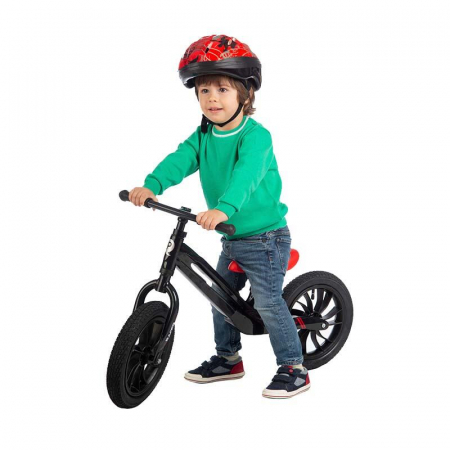 Balance bike Qplay Racer Negru/Rosu [2]