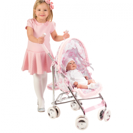 Carucior pliabil pentru papusi Arias Valentina, 34x61x73 cm [3]
