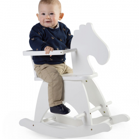 Balansoar Childhome Calut, MDF Alb [2]