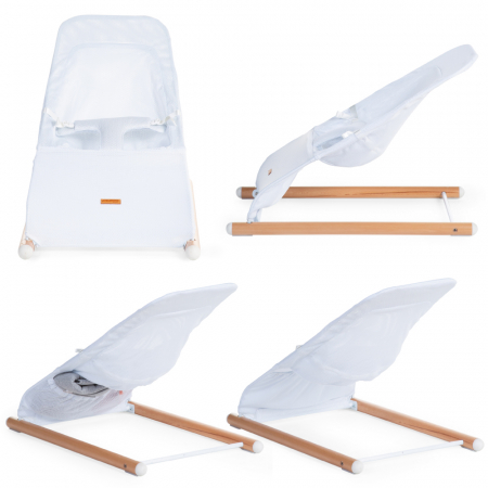 Balansoar Childhome Evolux, Natural/Alb [1]