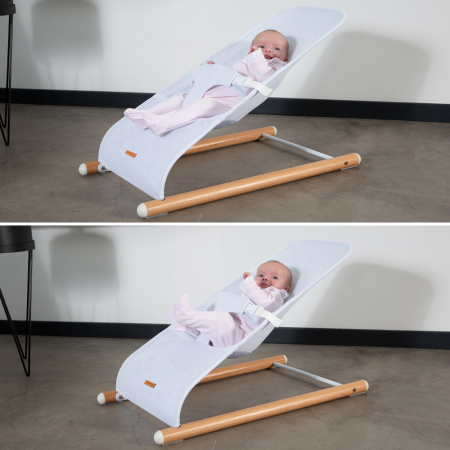 Balansoar Childhome Evolux, Natural/Alb [3]