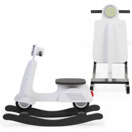 Balansoar Childhome Scooter, MDF Alb [1]