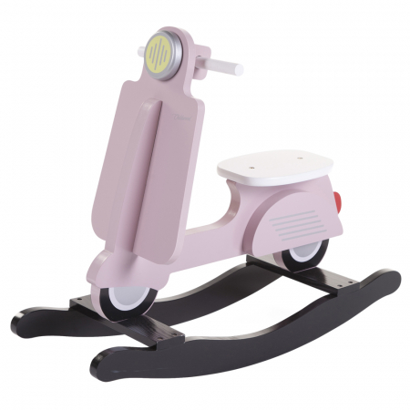 Balansoare bebelusi - Balansoar Childhome Scooter, MDF Roz