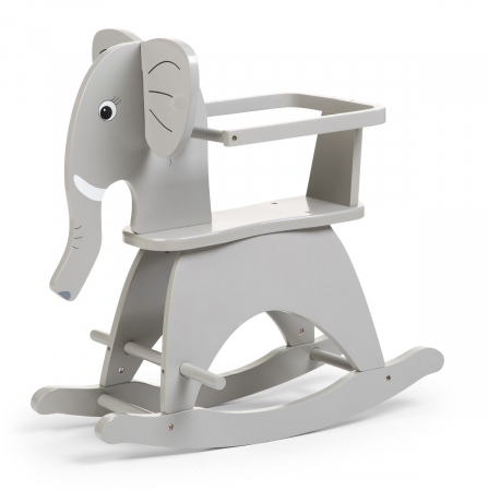 Balansoare bebelusi - Balansoar din lemn Childhome 65x36x61 cm, Elefant