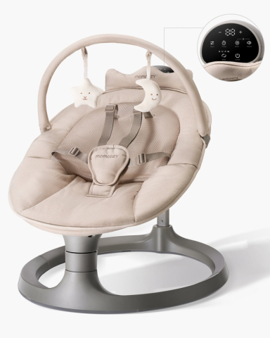 Camera copii si bebelusi - Balansoar electric Momcozy 2 in 1