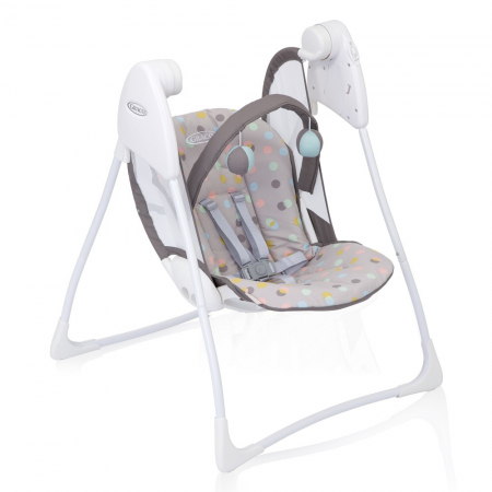 Balansoare bebelusi - Balansoar Graco Baby Delight Confetti Grey