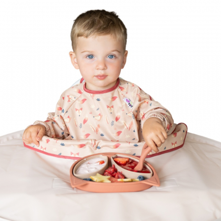 Baveta cu maneci lungi Tidy Tot Vulpite [2]