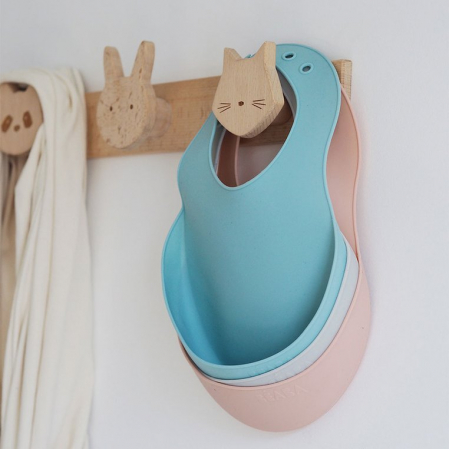 Baveta silicon Beaba Light Grey [1]