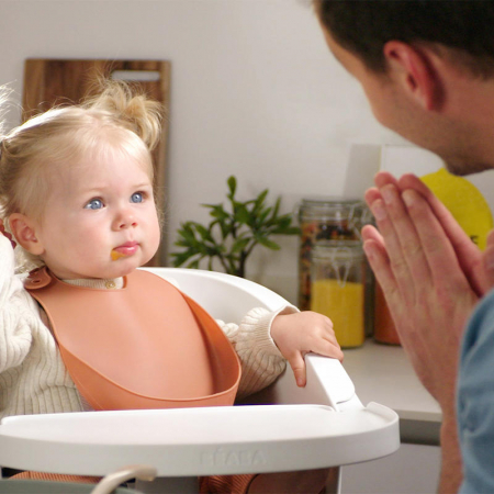 Baveta silicon Beaba Terracotta [4]