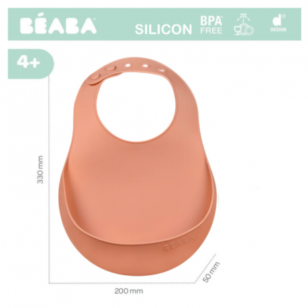 Baveta silicon Beaba Terracotta [3]