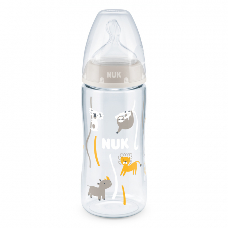 Biberon Nuk First Choice PP 300 ml, Control Temperatura, Tetina Silicon M, 0-6 luni, Koala [0]