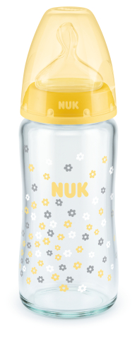 Biberon First Choice+ Nuk 240 ml Controlul Temperaturii Tetina Potrivita  0-6 Luni [1]