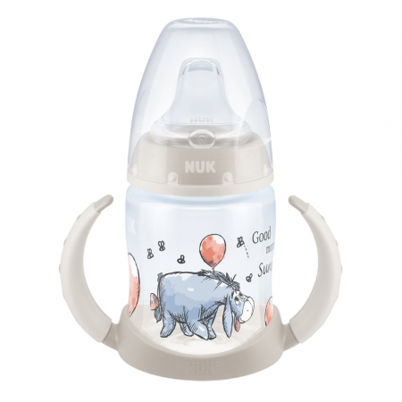 Biberon Nuk Learner First Choice Control Temperatura 150 ml Eeyore Gri 6-18 luni [0]