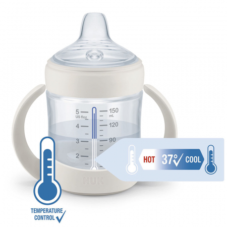 Biberon Nuk Learner First Choice Control Temperatura 150 ml Eeyore Roz 6-18 luni [1]