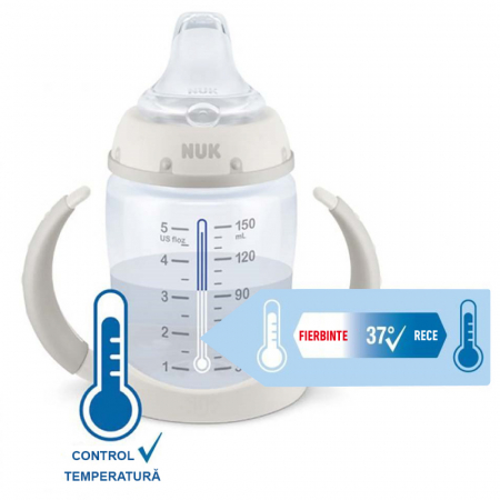Biberon Nuk Learner First Choice Control Temperatura 150 ml Winnie Bleu 6-18 luni [1]