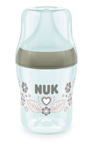 Biberoane tetine suzete - Biberon Nuk Perfect Match PP 150 ml Control Temperatura, Tetina Silicon S, 0 luni+, model Inima