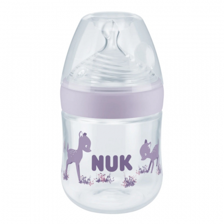 Biberon Nuk Nature Sense PP 150 ml Control Temperatura Tetina Silicon S 0-6 luni Mov [0]