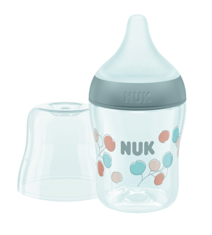Biberoane tetine suzete - Biberon Nuk Perfect Match PP 150 ml Control Temperatura, Tetina Silicon S, 0 luni+, model Ramura