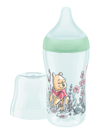 Biberoane tetine suzete - Biberon Nuk Perfect Match PP 260 ml Control Temperatura Tetina Silicon M 3 luni+ Winnie The Pooh