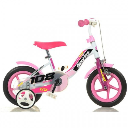 Biciclete copii - Bicicleta Dino Toys 108 Roz 10 inch
