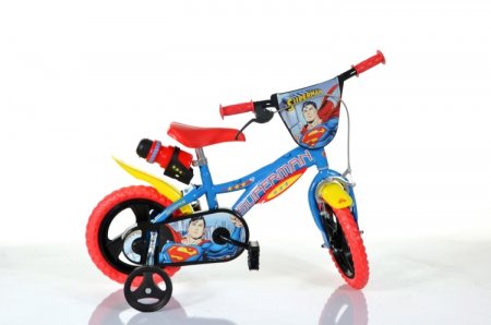 Biciclete copii - Bicicleta 12'' Superman Dino Bikes-612SUP