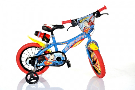 Biciclete copii - Bicicleta 14'' Superman Dino Bikes-614SUP