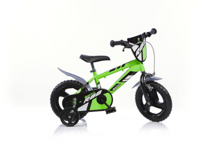 Biciclete copii - Bicicleta Dino Bikes R88 verde 12 inch