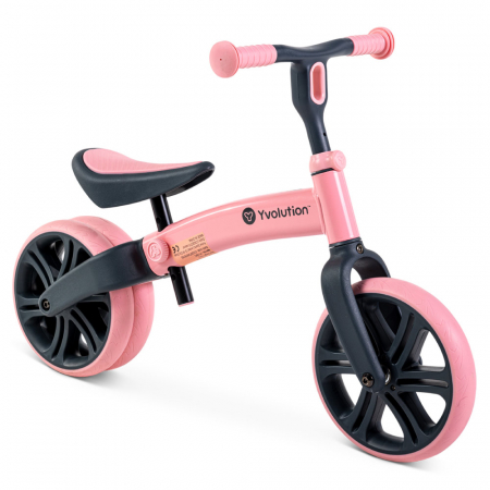Biciclete copii - Bicicleta echilibru Yvolution Y Velo Junior Pink - Resigilat