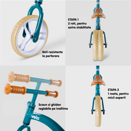 Bicicleta echilibru Yvolution Y Velo Junior Air Green [6]