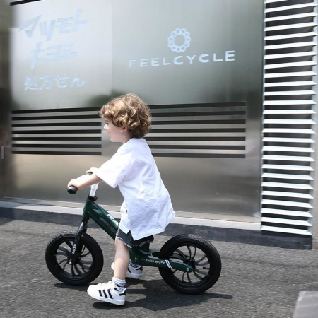 Bicicleta fara pedale QPlay Balance Bike Racer Verde [2]