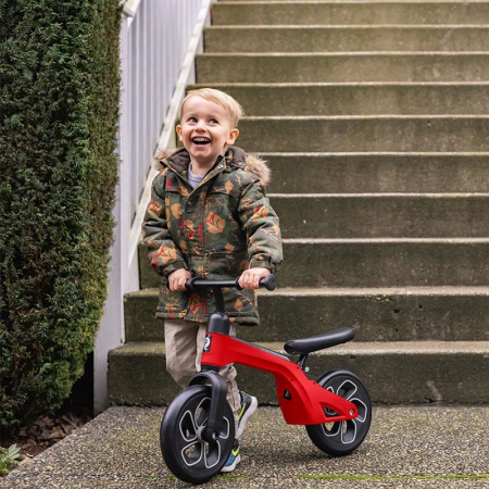 Bicicleta fara pedale QPlay Balance Bike Tech Rosu [6]